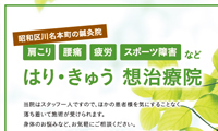 鍼灸治療院様　治療院案内A4チラシ